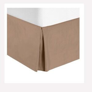 1800 King Sand Brown Bed Skirt